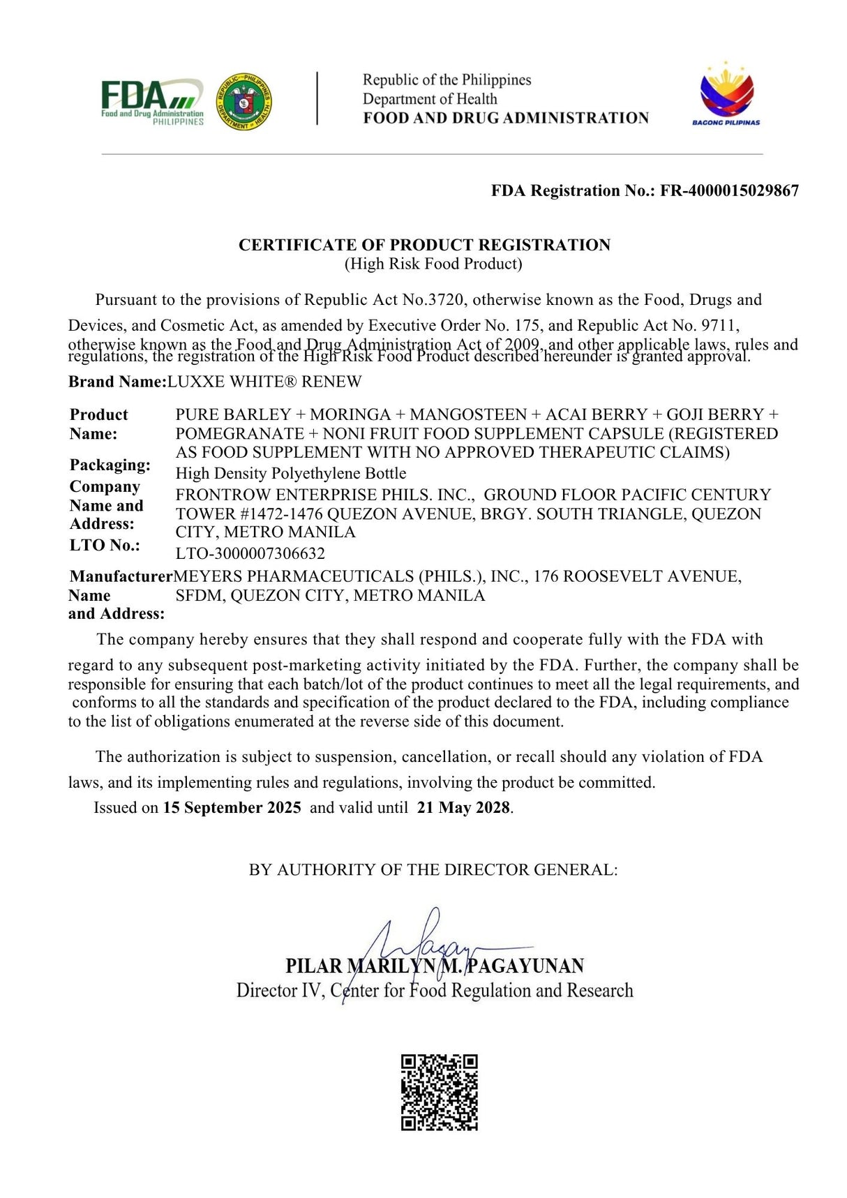 Luxxe White Renew Barley