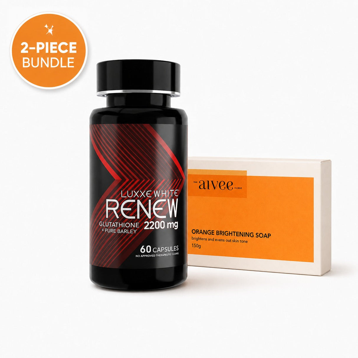 Renew 60 Caps + Aivee Orange Brightening Soap Bundle
