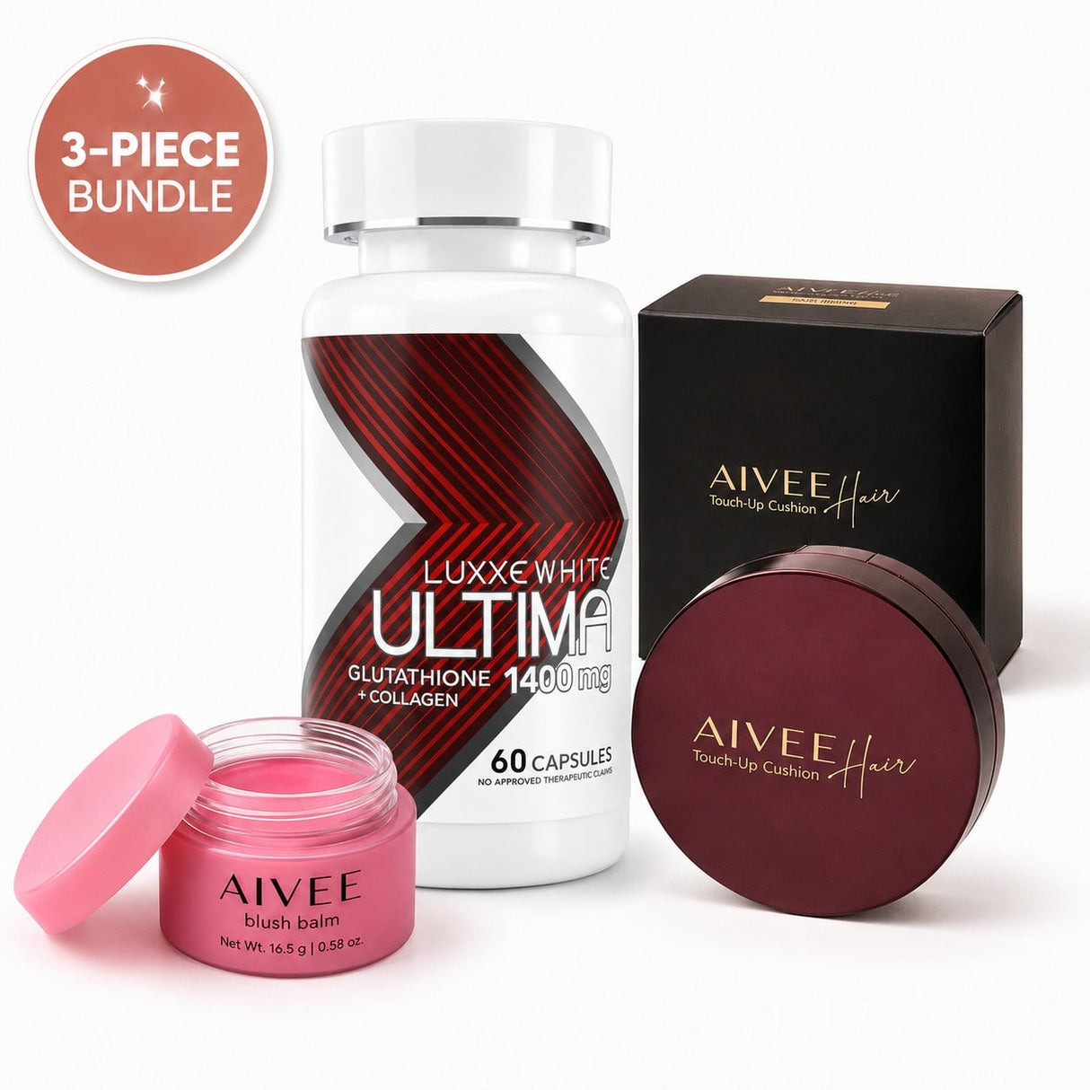 Ultima + Aivee Cushion + Blush Balm Bundle