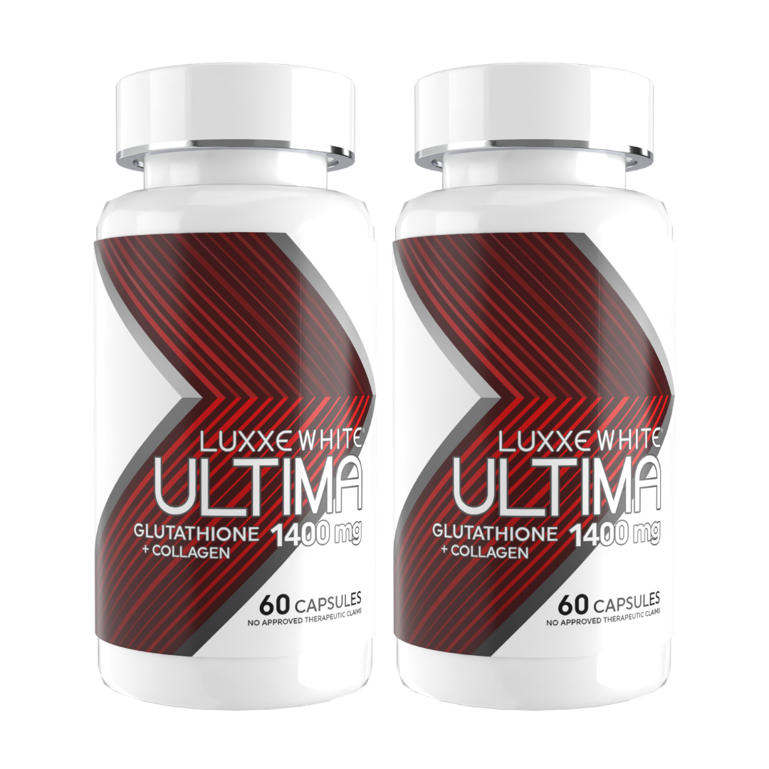 Luxxe White Ultima: The World's First All-in-One Skin System - Glutathione + Collagen + Oral Sunblock 1400mg