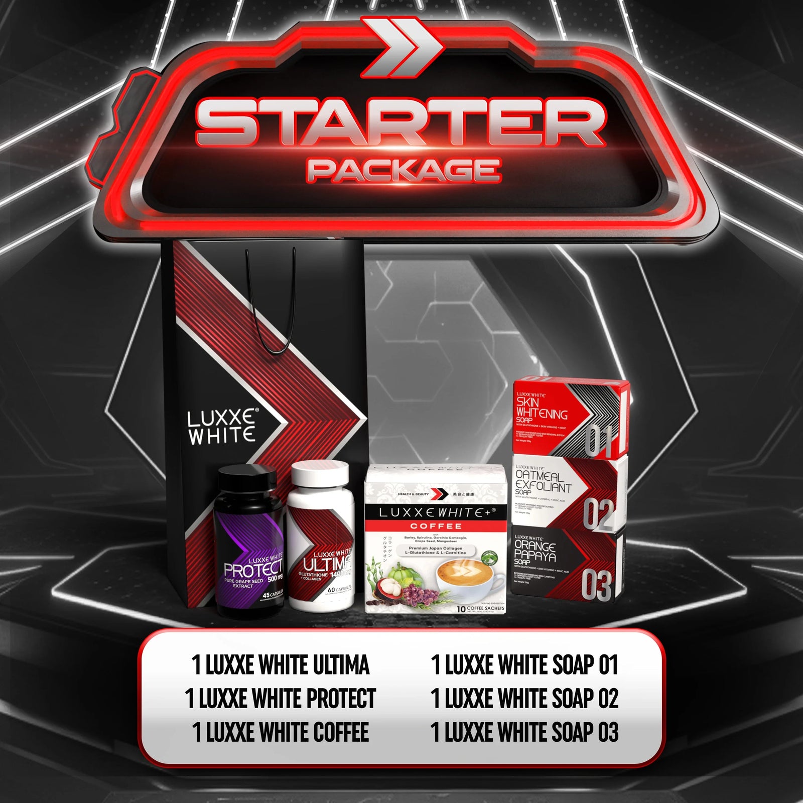 Frontrow Starter Package for 50% off Luxxe White for life