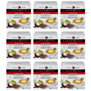 Luxxe White Coffee: Beauty & Wellness Coffee - Collagen + Glutathione + L-Carnitine + Superfoods