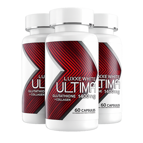 Luxxe White Ultima: The World's First All-in-One Skin System - Glutathione + Collagen + Oral Sunblock 1400mg