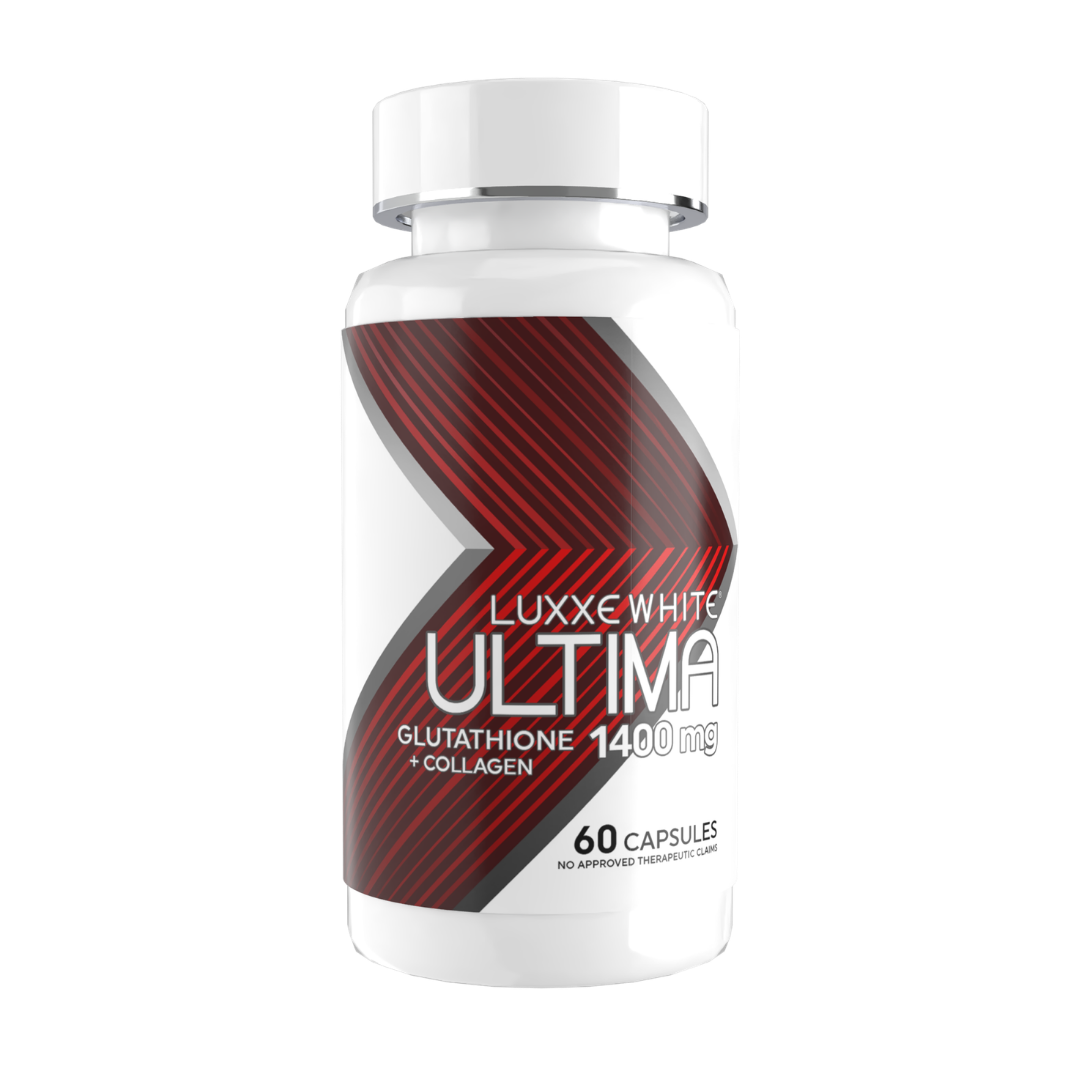Luxxe White Ultima: The World's First All-in-One Skin System - Glutathione + Collagen + Oral Sunblock 1400mg