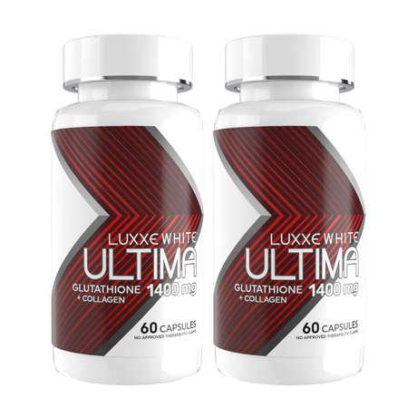 Luxxe White Ultima: The World's First All-in-One Skin System - Glutathione + Collagen + Oral Sunblock 1400mg